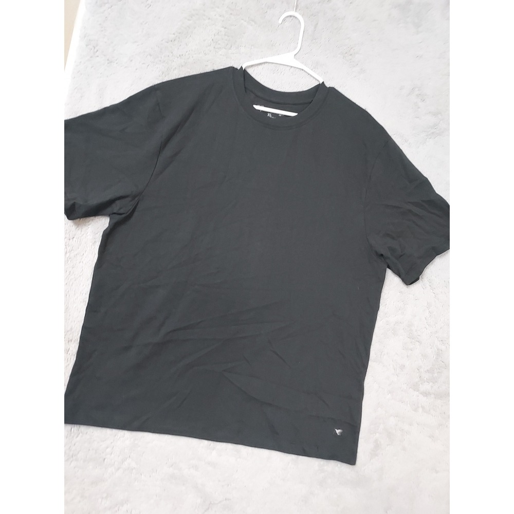 Birddogs Shirt Mens XL Short Sleeve Cotton Crew Neck Black Heavyweight Cotton